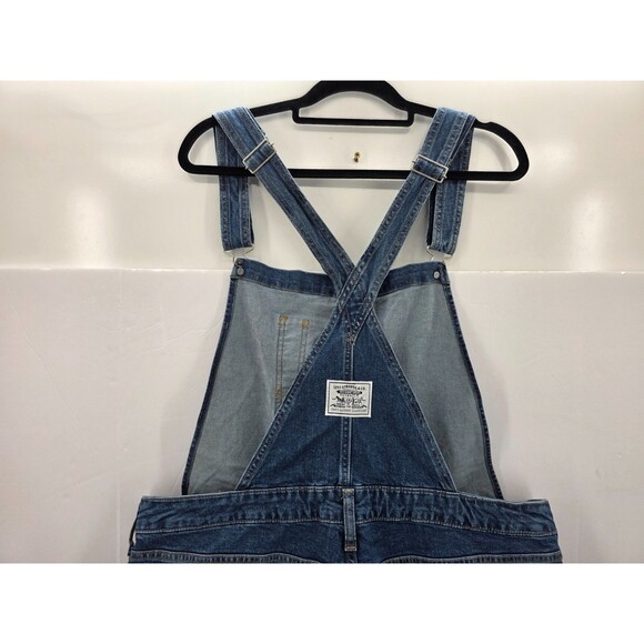Levis Bib Overalls Vintage Style Womens 2-Horse Brand Denim Blue Jean Farmcore - Picture 8 of 16